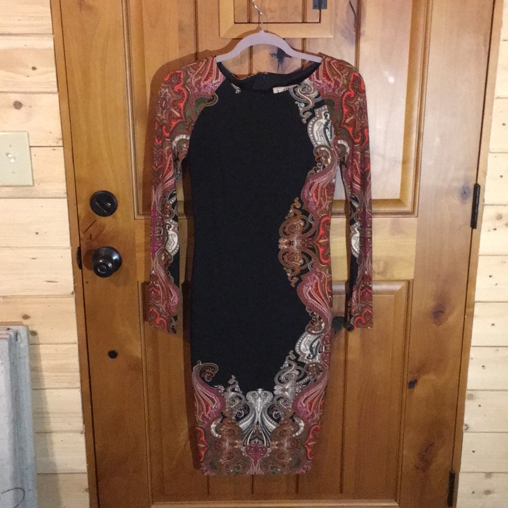 Long sleeve clingy dress